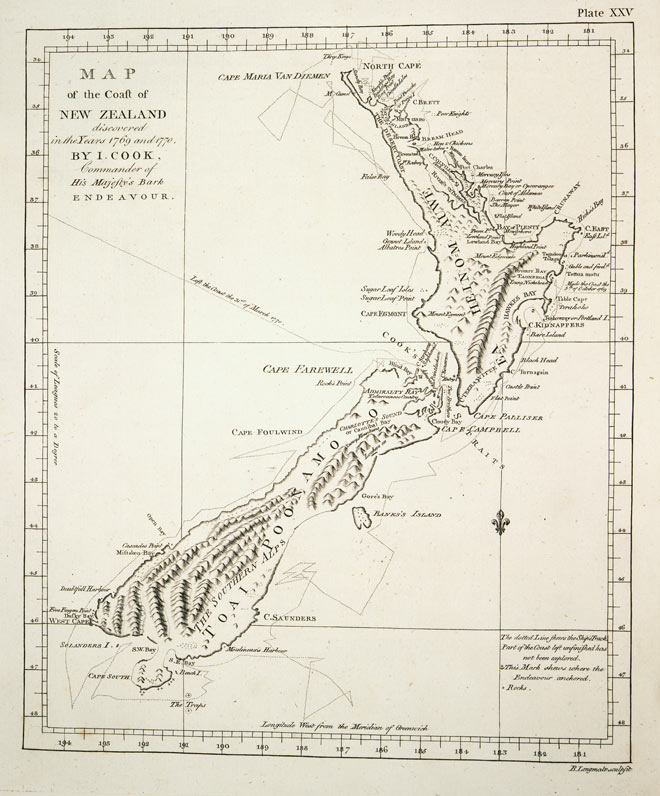 James Cook Map