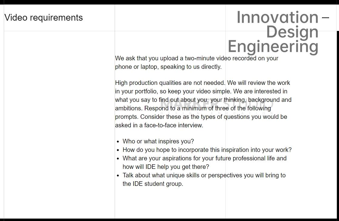 Innovation Design Engineering